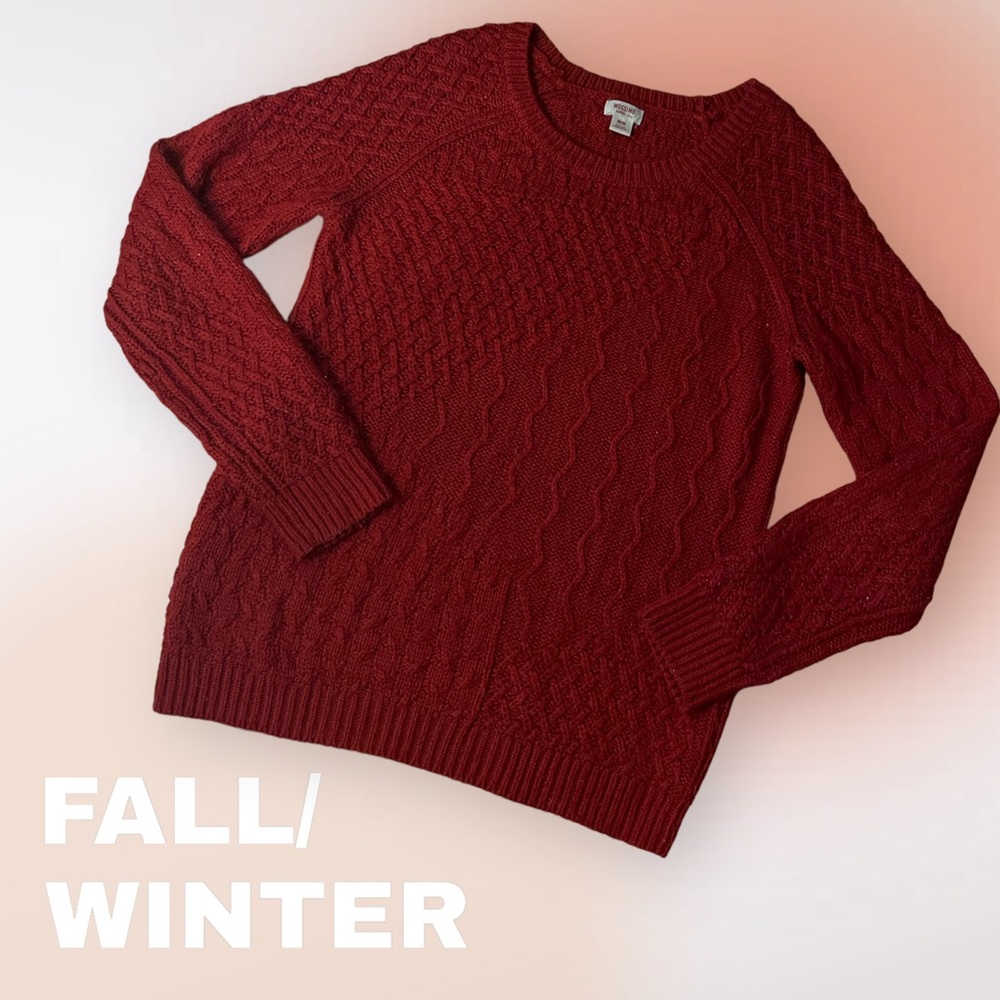 Mossimo Supply Co. Red Sweater | Size: M (Juniors)